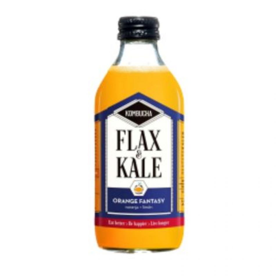 Kombucha Orange Fantasy 250ml Flax&Kale