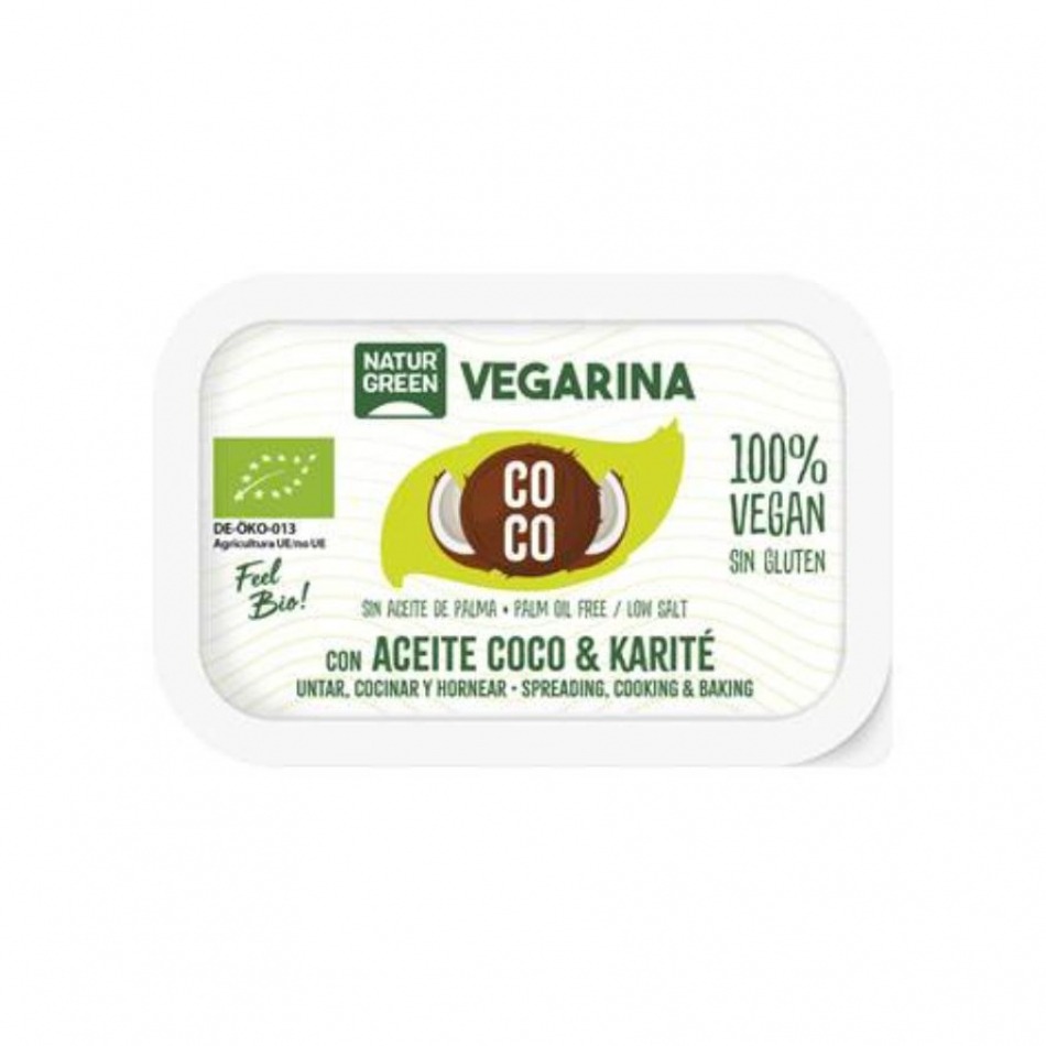 Vegarina Coco Vegano Bio en Tarrina 250gr Naturgreen
