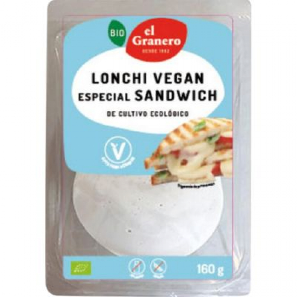 Lonchi Vegan Especial Sandwich Bio 160gr El Granero Integral