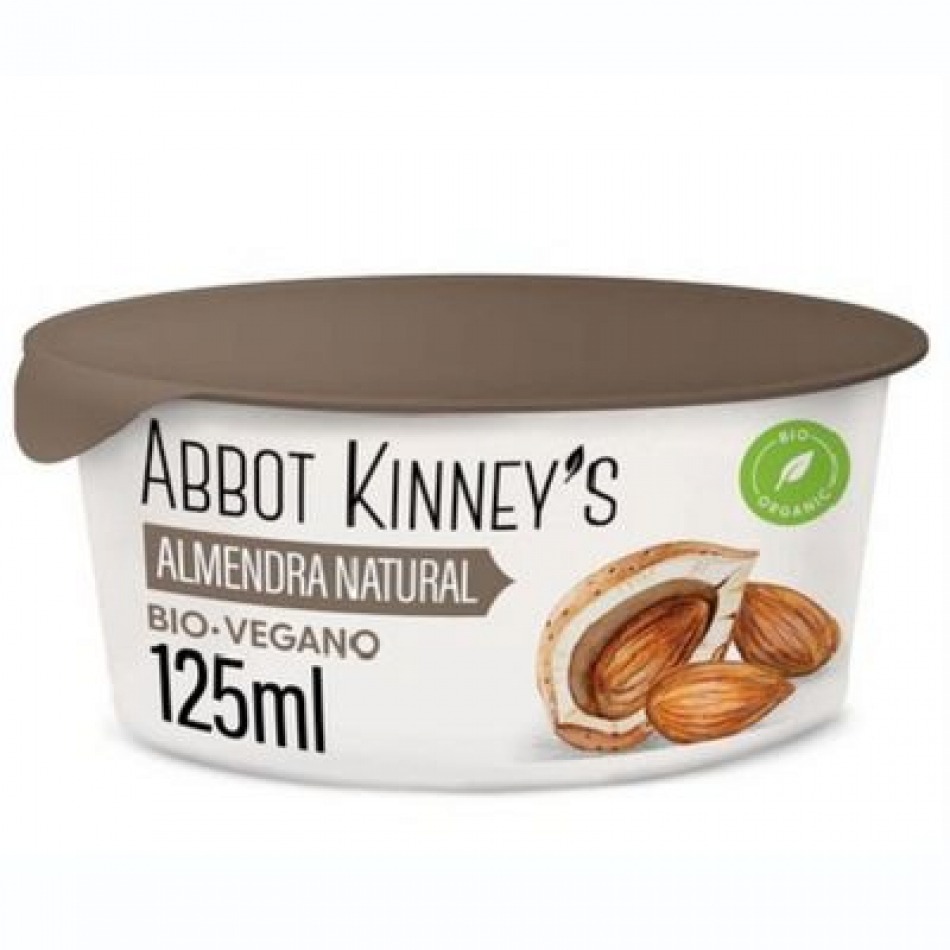 Yogur vegano de Almendra Natural Bio 125ml Abbot Kinney's