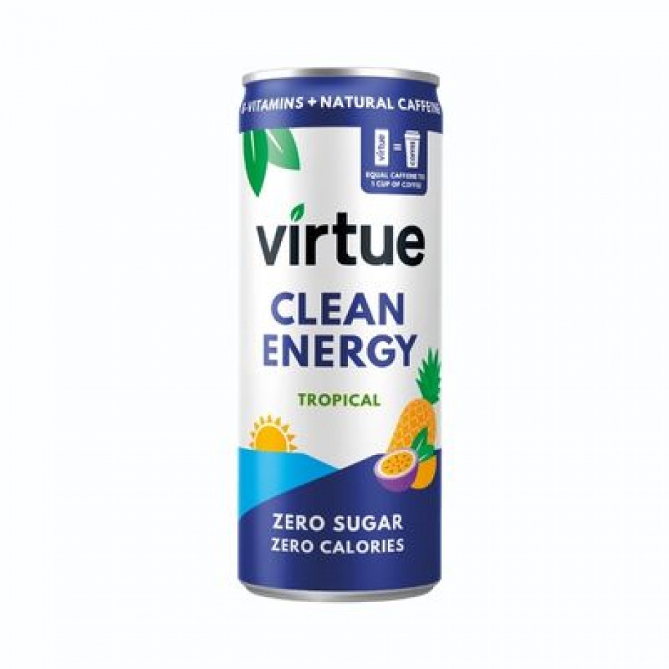 Clean Energy Bebida Energetica Tropical 250ml Virtue