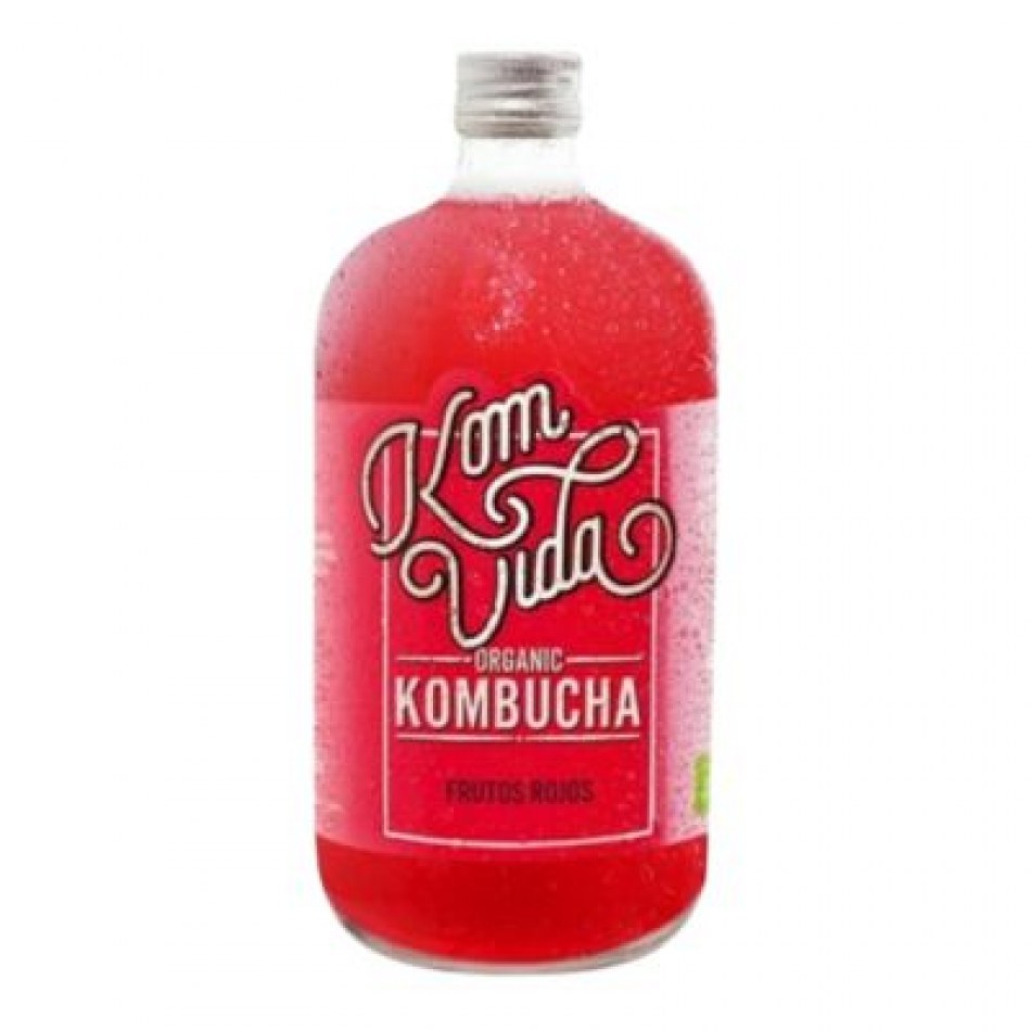 Kombucha Frutos Rojos Vegano Eco 750ml Komvida