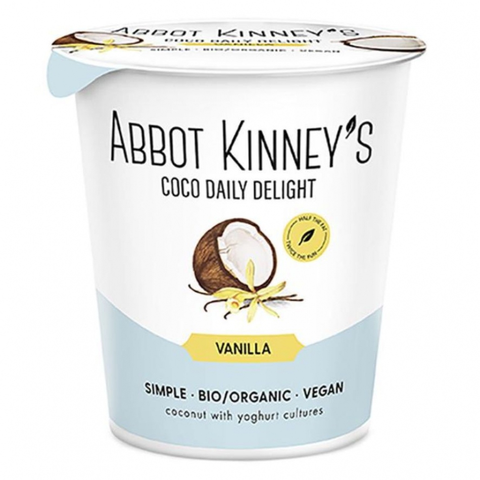 Yogur vegano de Coco Daily Delight sabor Vainilla Bio 400ml Abbot Kinney's