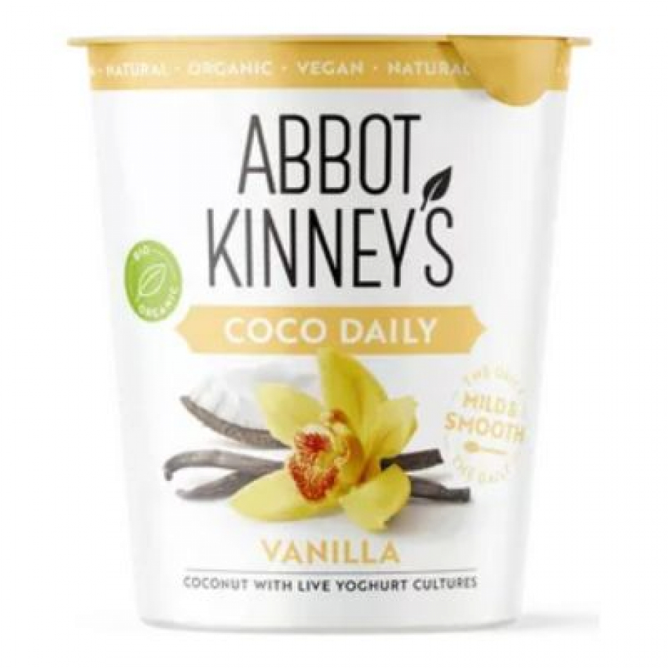 Yogur vegano de Coco Daily Delight sabor Vainilla Bio 400ml Abbot Kinney's