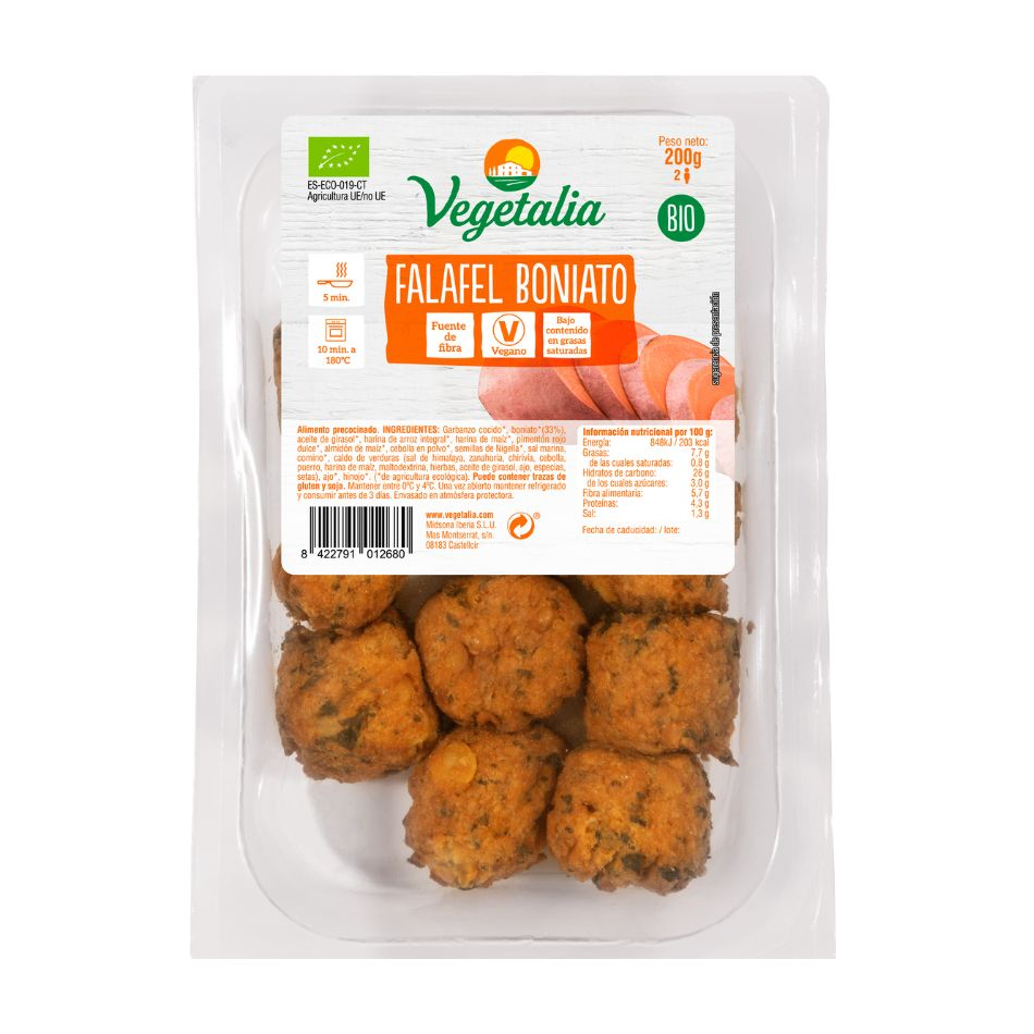 Falafel Vegano de Boniato 200gr Vegetalia