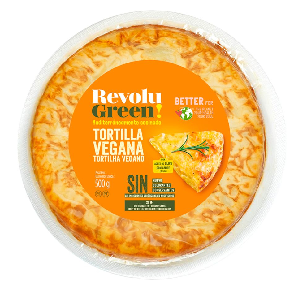 Tortilla de Patatas Vegana 500g Revolu Green