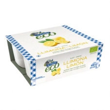 Yogur de Vaca Sabor Limon Eco 4x125g La Fageda