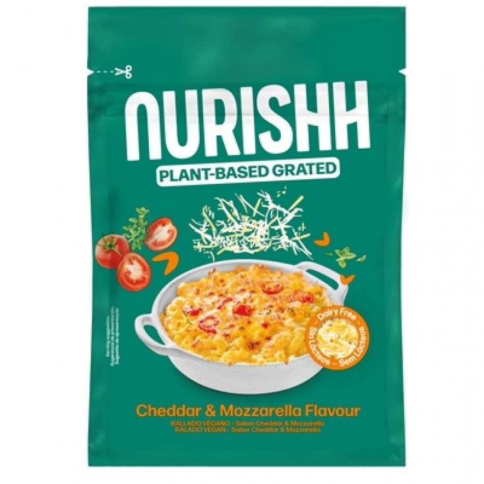Queso vegano Rallado sabor Tex-Mex 150g Nurishh