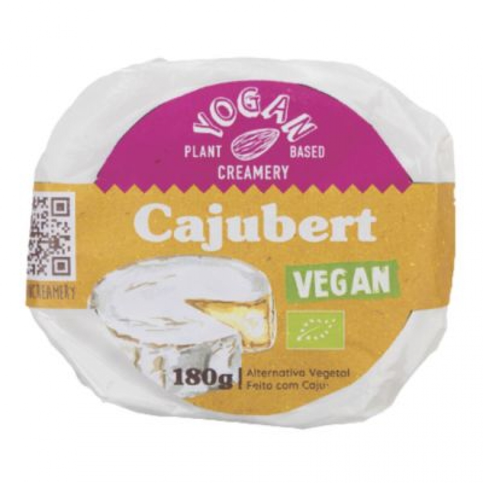 Queso vegano Cajubert estilo Camembert 180gr Yogan Creamery
