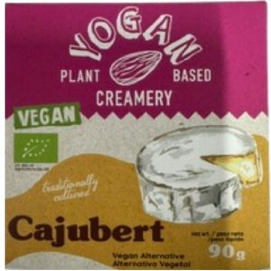 Queso vegano Cajubert estilo Camembert 90gr Yogan Creamery