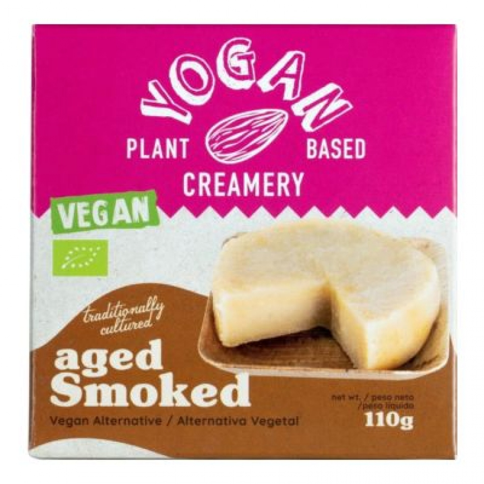 Queso vegano Curado Ahumado 110gr Yogan Creamery