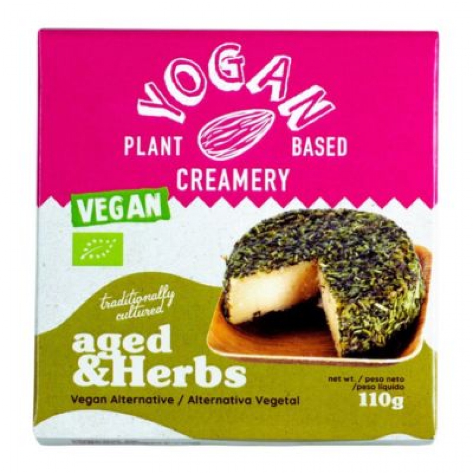 Queso vegano Curado Hierbas Provenzales 110gr Yogan Creamery