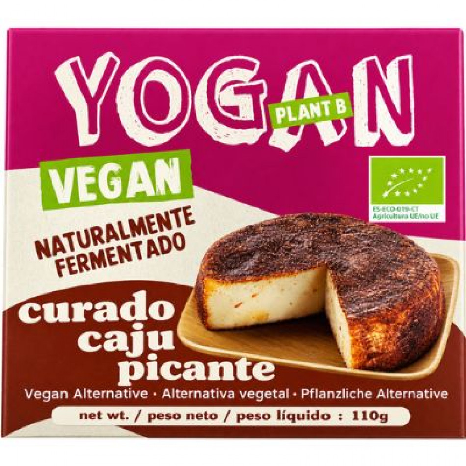 Queso vegano Curado Picante 110gr Yogan Creamery