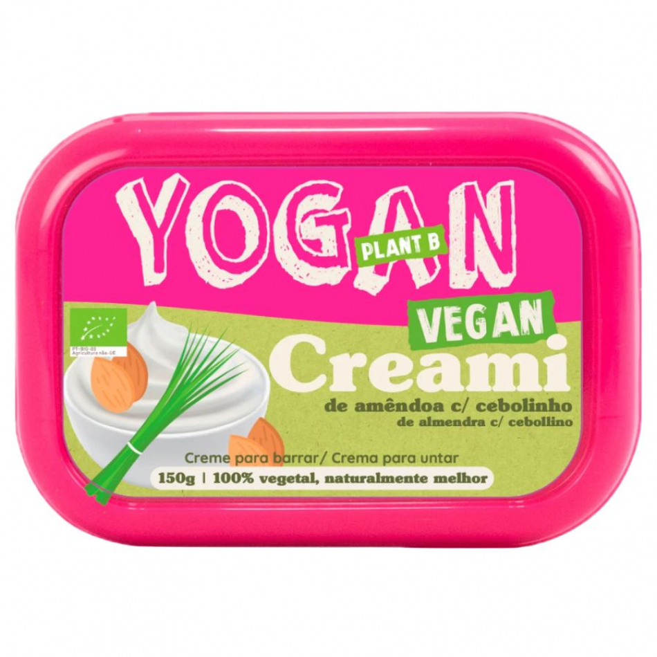 Queso vegano en crema Vegancreami con Cebollino 150gr Yogan Creamery