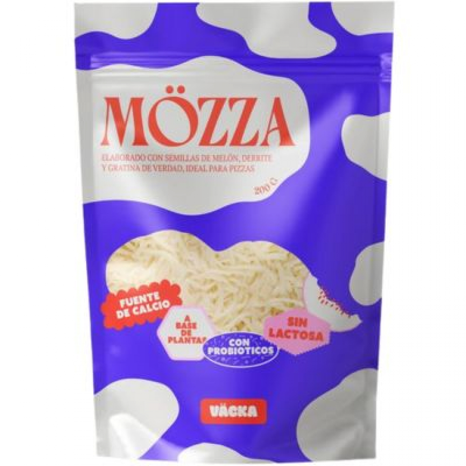 Queso rallado estilo Mozzarella Mözza 200gr Väcka