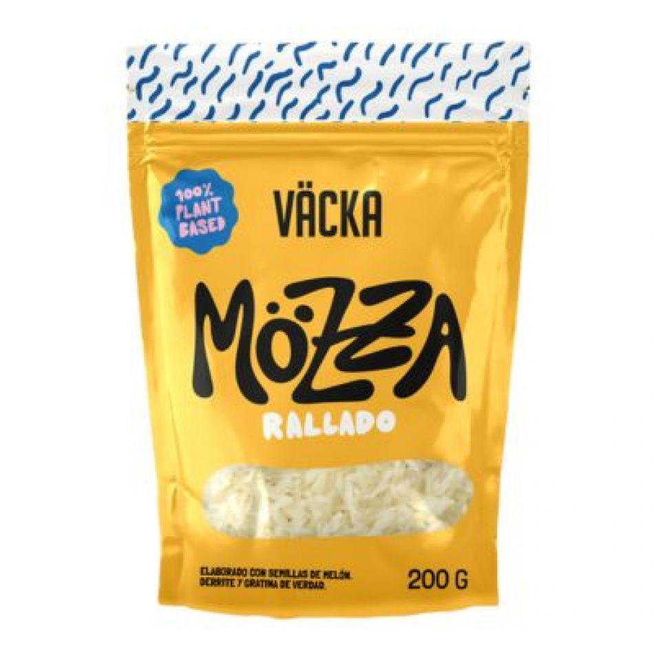 Queso rallado estilo Mozzarella Mözza 200gr Väcka