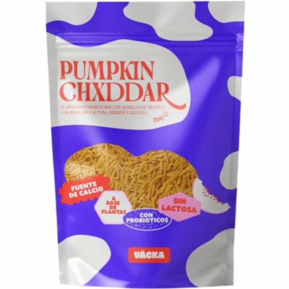 Queso rallado estilo Cheddar Pumpkin Chxddar 200gr Väcka