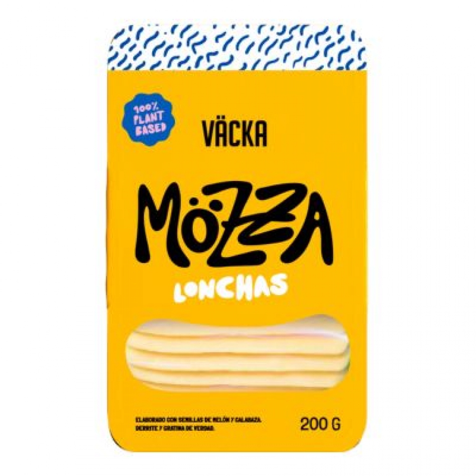 Queso en lonchas estilo Mozzarella Mözza 200gr Väcka