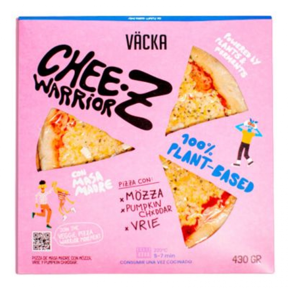 Pizza vegana Chee-z Warrior 430gr Väcka