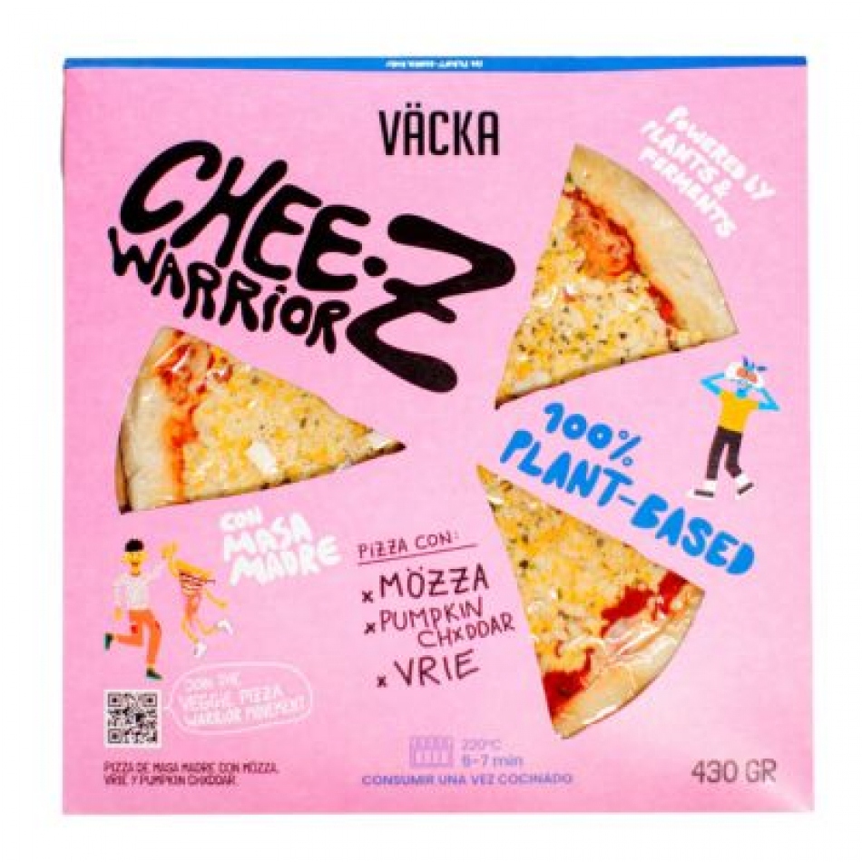 Pizza vegana Chee-z Warrior 400gr Väcka