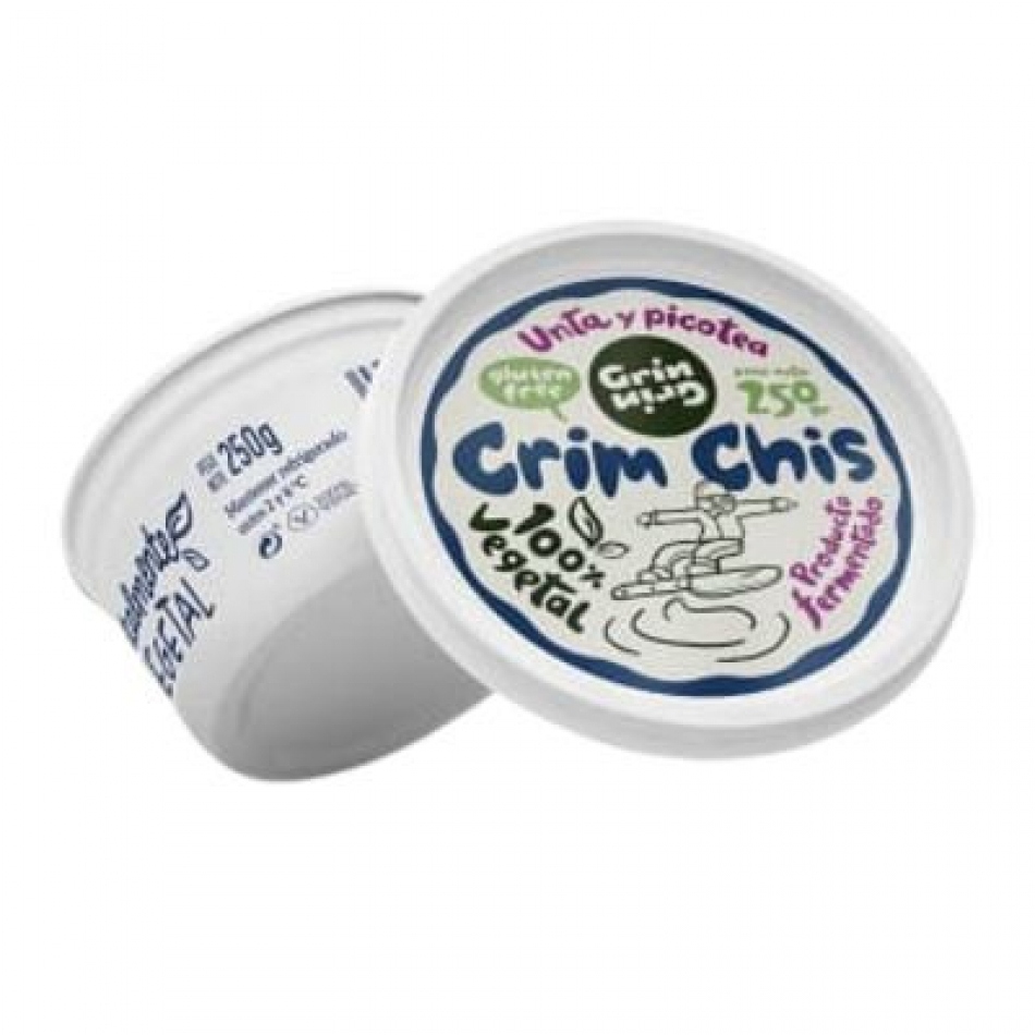 Queso vegetal en crema Crim Chis 250gr Grin Grin Foods