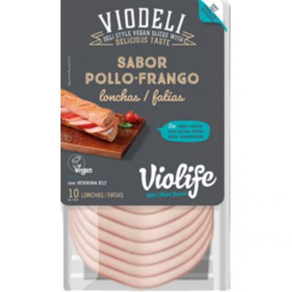Viodeli Sabor Pollo Vegano en Lonchas 100gr Violife
