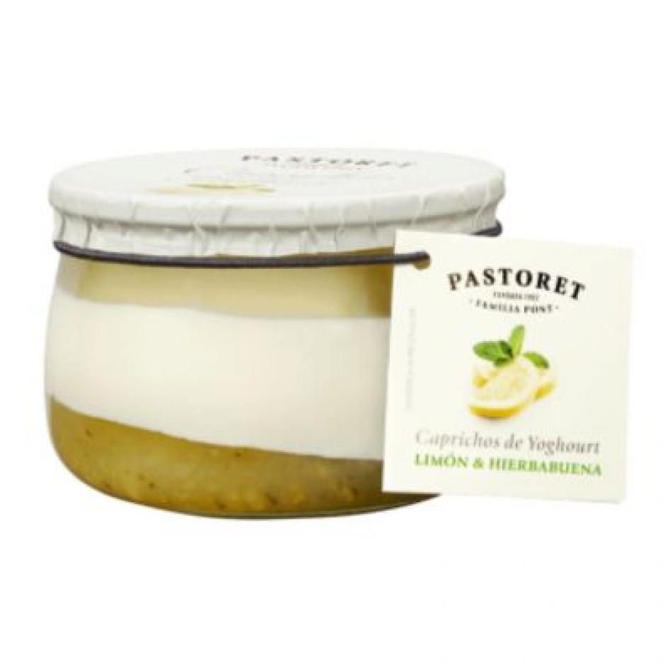 Yogur Capricho de Limón y Hierbabuena 150gr Pastoret