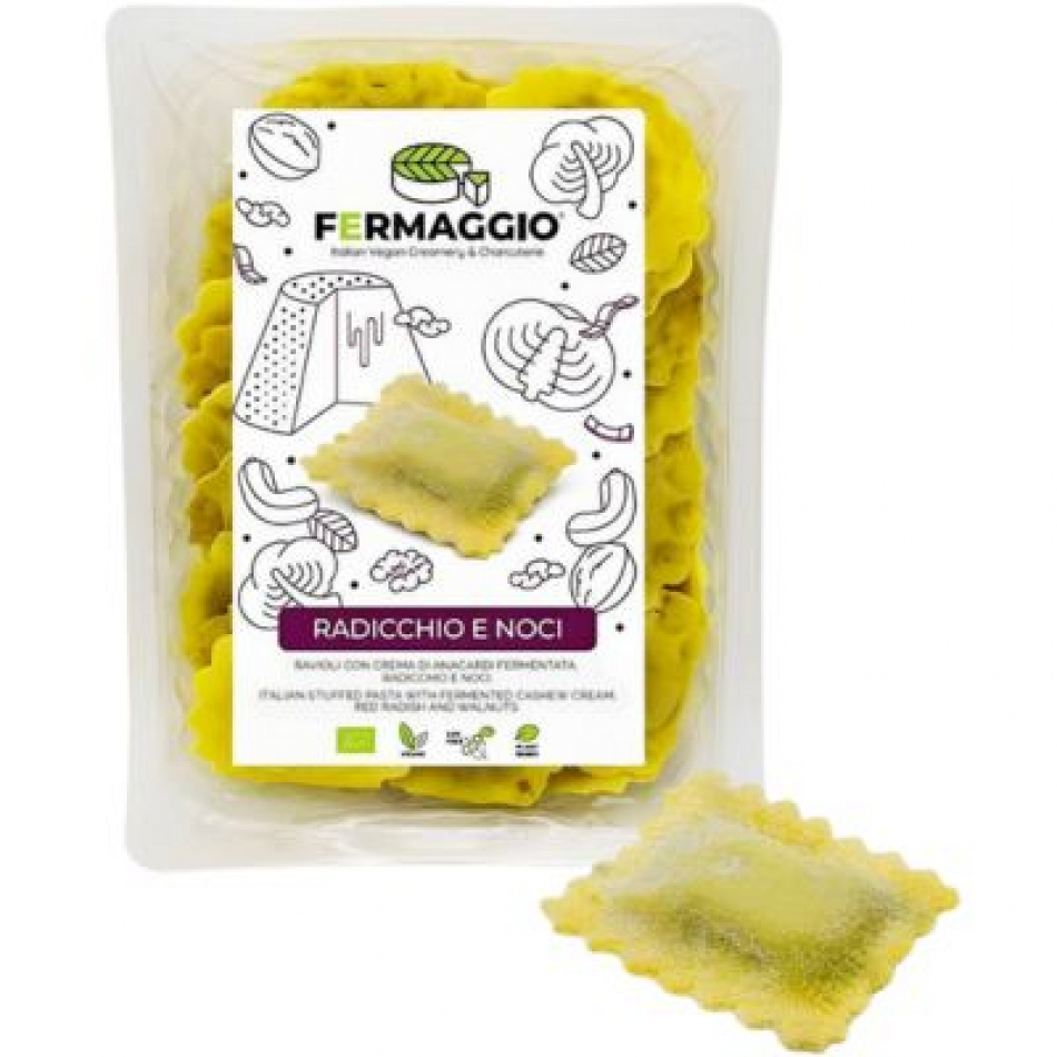Raviolis veganos de Achicoria y Nueces 250gr Fermaggio
