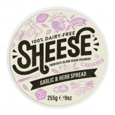 Queso vegano para untar sabor Ajo y Hierbas 255gr Sheese