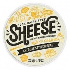 Queso vegano para untar sabor Cheddar 255gr Sheese