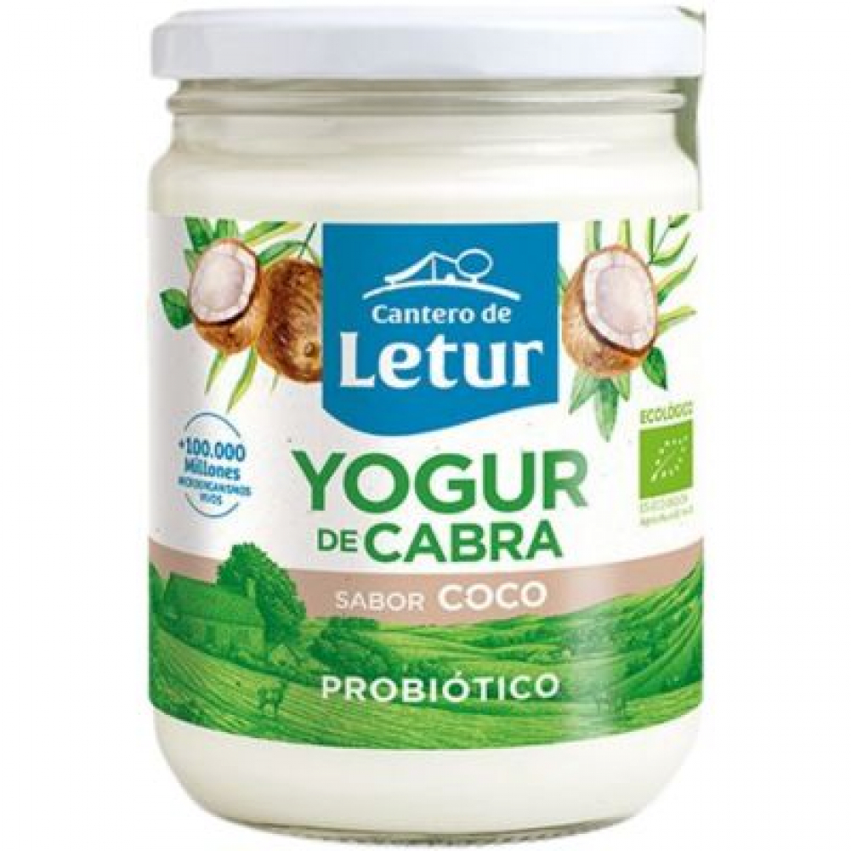 Yogur ecológico de Cabra sabor Coco 420gr El Cantero de Letur