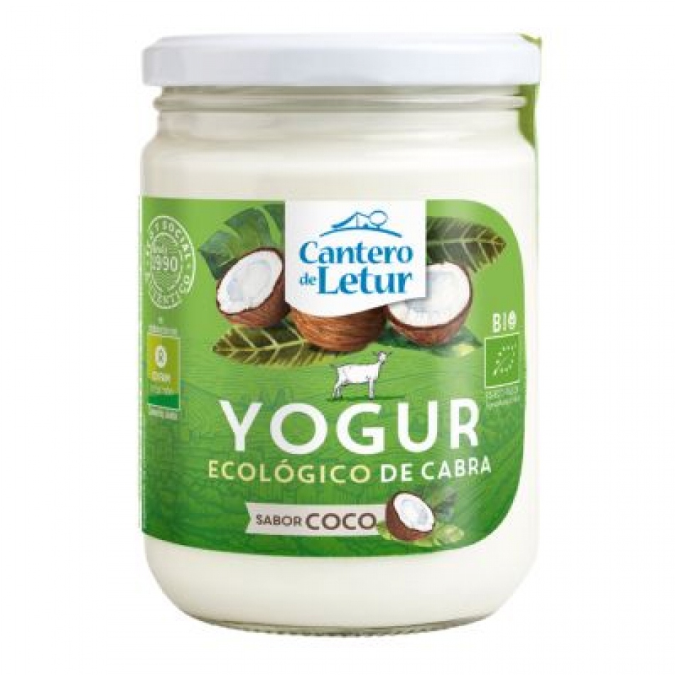 Yogur ecológico de Cabra sabor Coco 420gr El Cantero de Letur