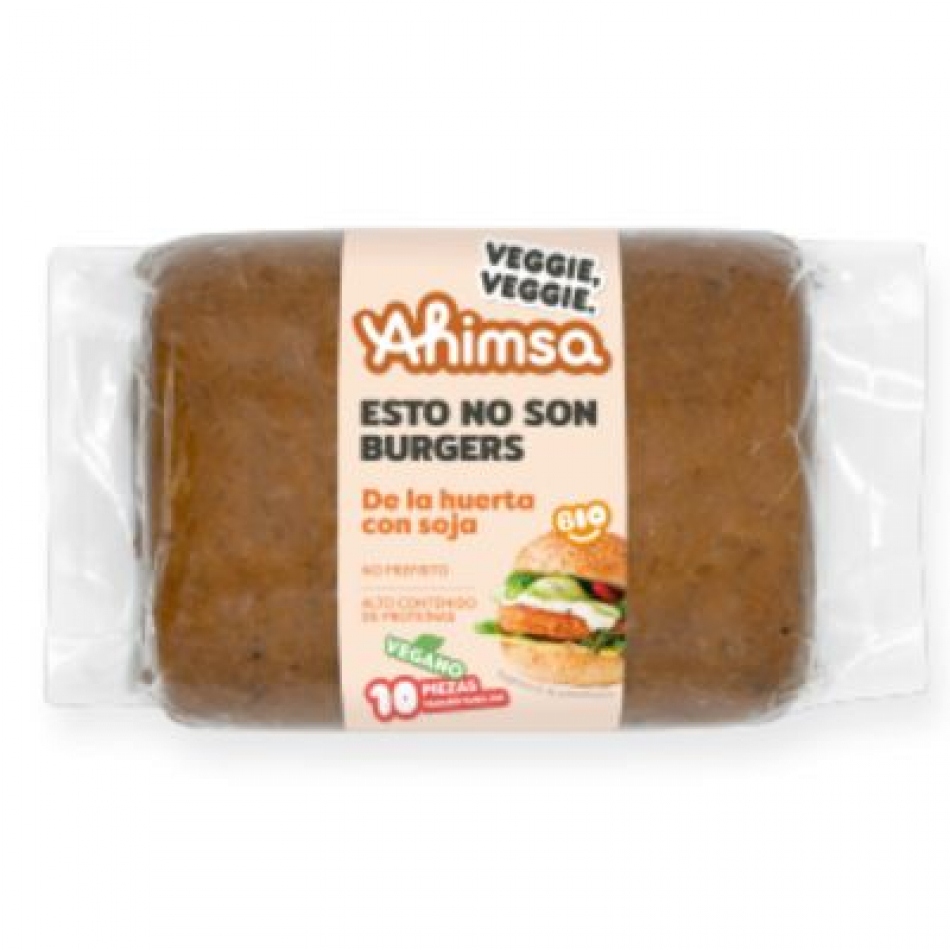 Hamburguesa Vegana de la Huerta con Soja Bio 750gr Ahimsa