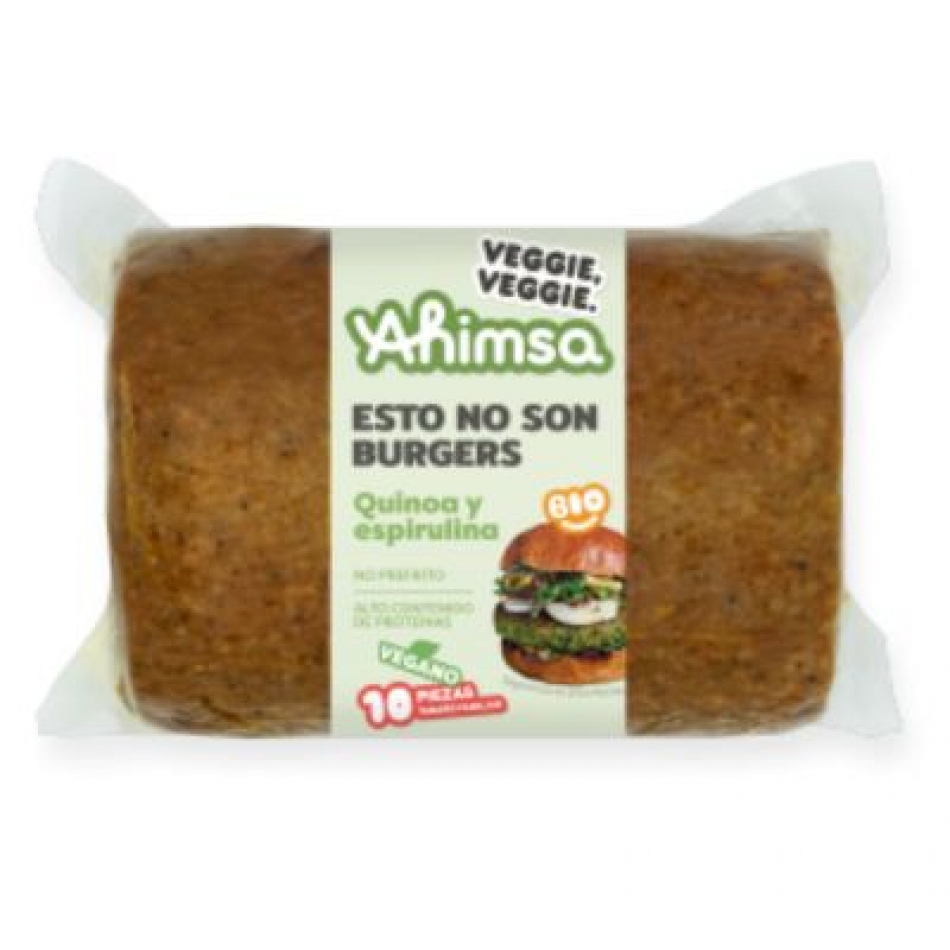 Hamburguesa Vegana de Quinoa con Espirulina Bio 750gr Ahimsa
