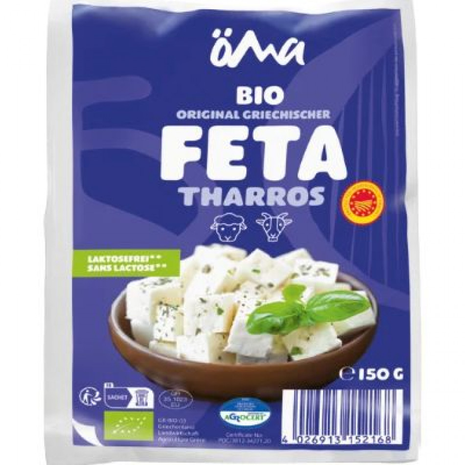 Queso Feta Sin Lactosa Bio 150gr Öma Beers
