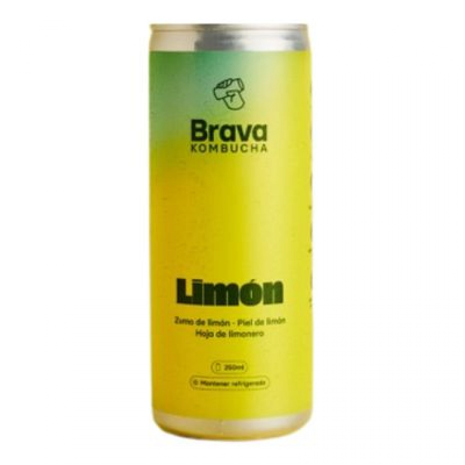 Kombucha Brava Limon 250ml Brava