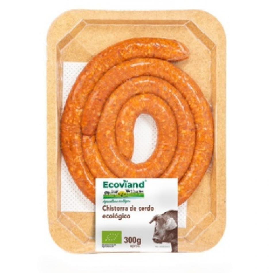 Chistorra de cerdo Bio Bandeja 300gr Ecoviand