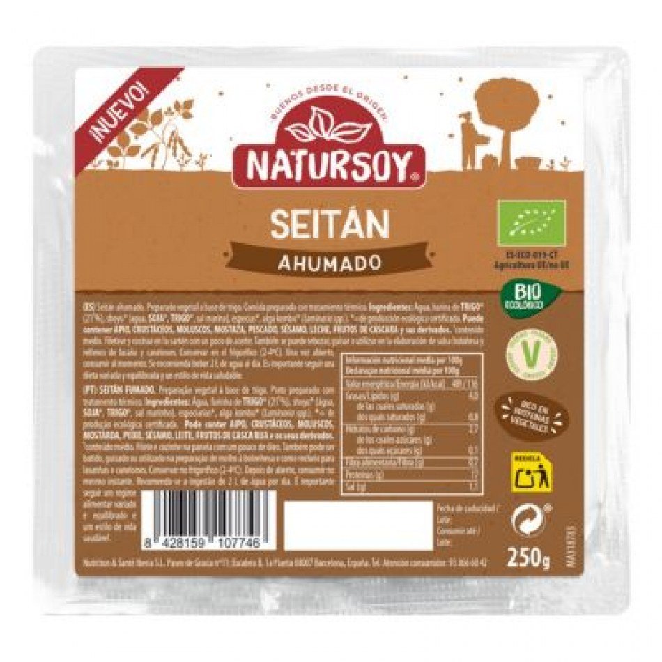 Seitan Ahumado Eco 250gr Natursoy