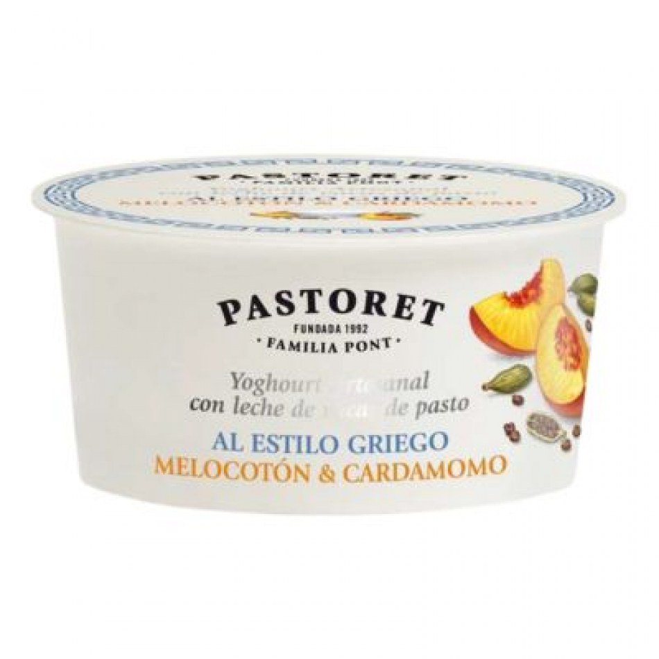 Yogur Griego Melocoton y Cardamomo 150gr Pastoret