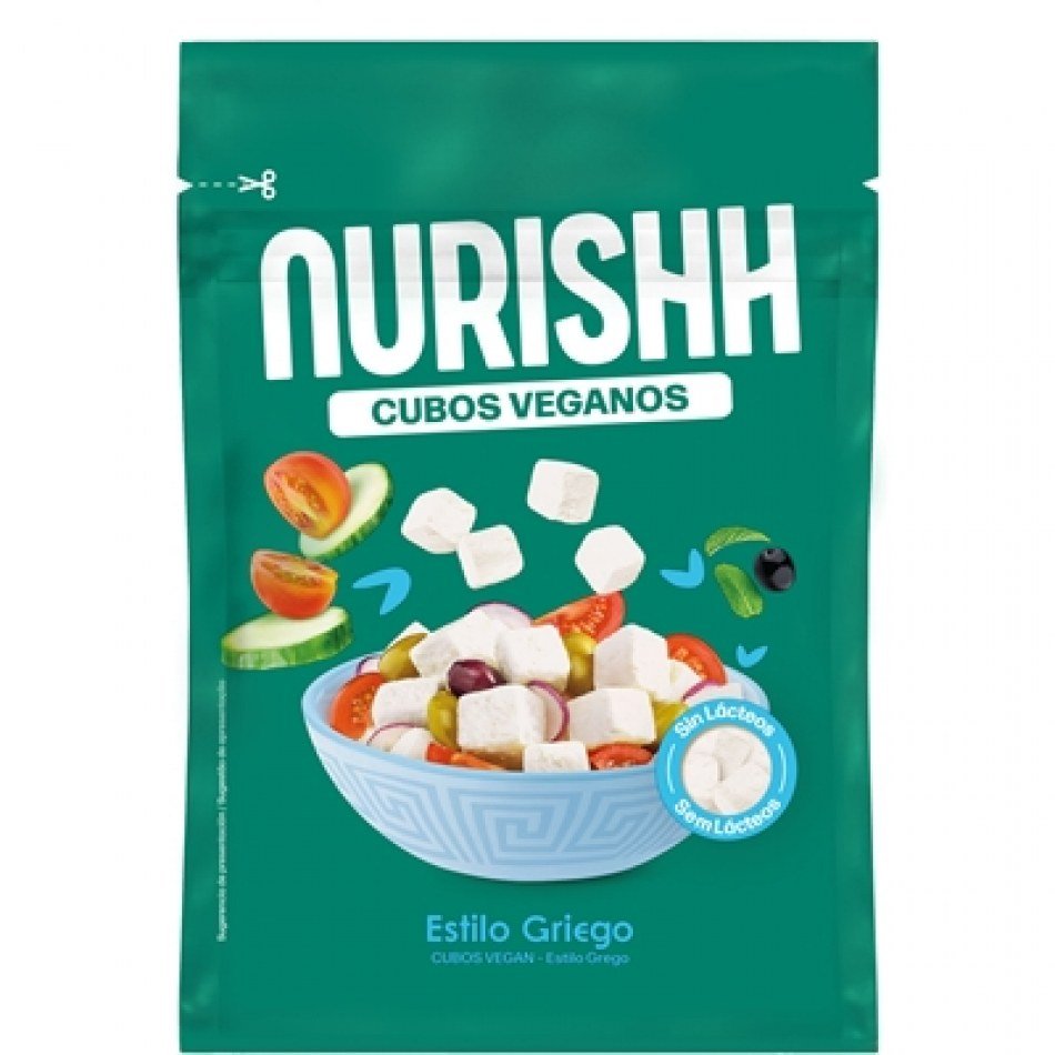 Queso Vegano en Cubos estilo Griego 150gr Nurishh