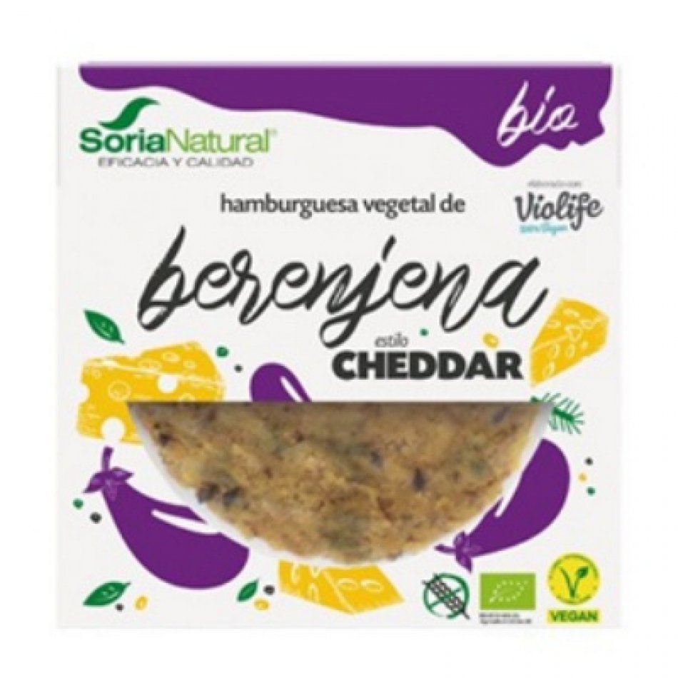 Hamburguesa Tofu de Berenjena estilo Cheddar 2x100gr Soria Natural
