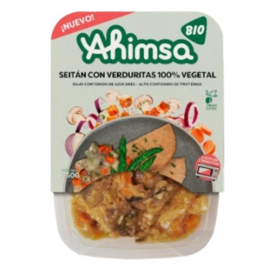 Seitan con Verduritas Eco 250gr Ahimsa