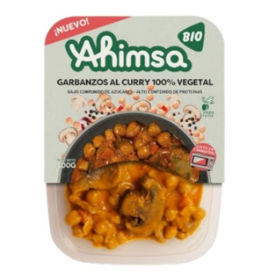 Garbanzos Curry Eco 300gr Ahimsa