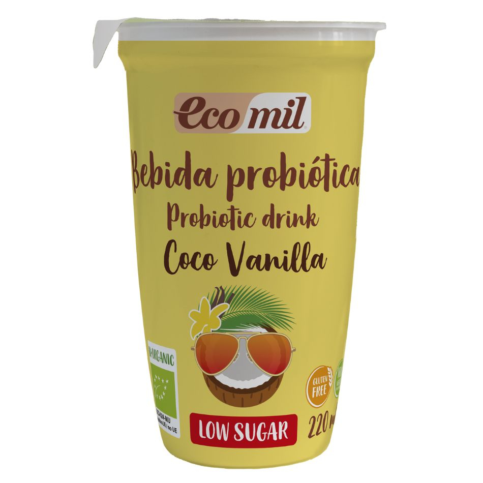 Bebida Probiótica Coco y Vainilla Bio 220ml Ecomil