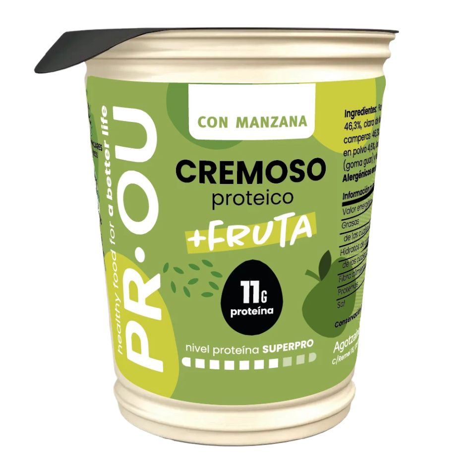 Cremoso Proteico de Manzana 125g Pr-Ou