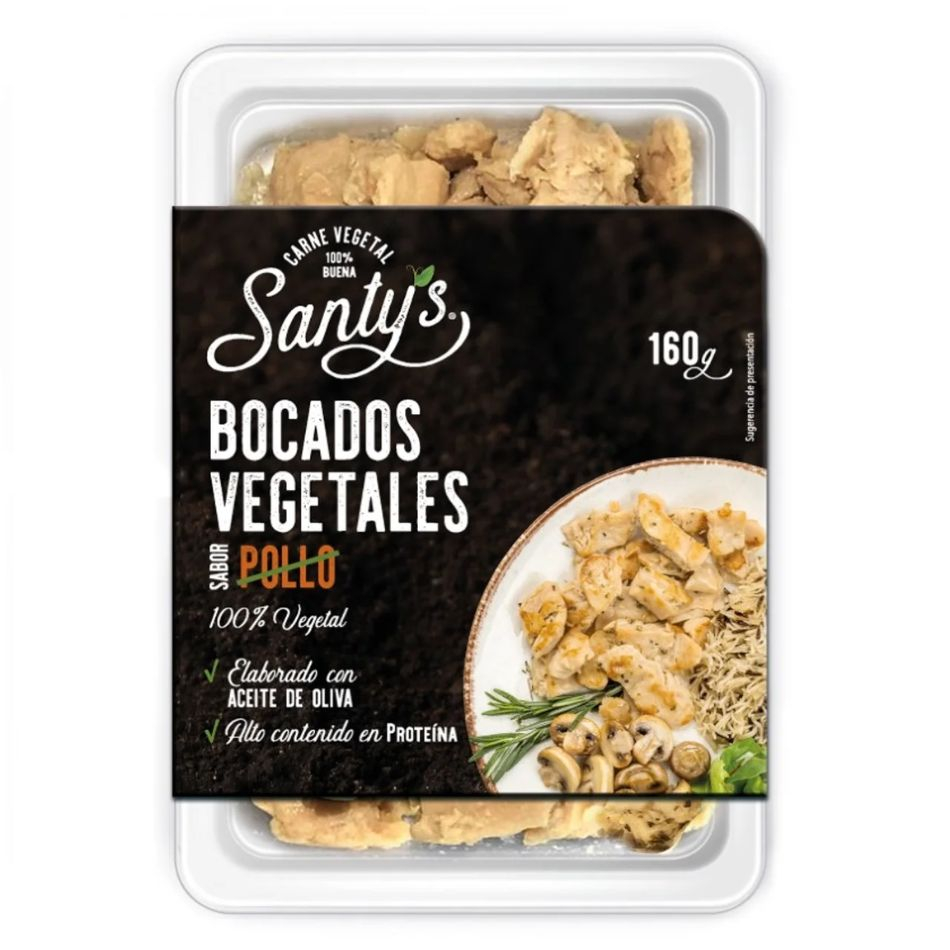 Bocados Vegetales Sabor Pollo 160g Santy's
