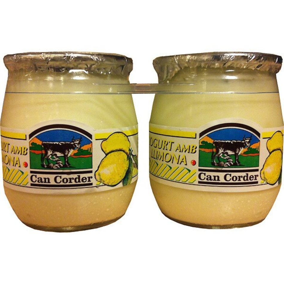Yogur con Limon 2x125g Can Corder