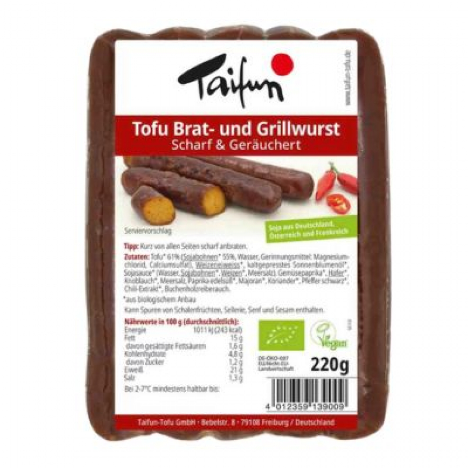 Salchichas Barbacoa Picantes 220g Taifun