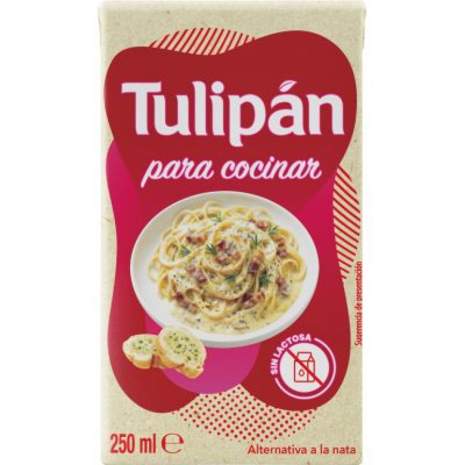 Alternativa vegetal Nata Cocinar 250g Tulipan