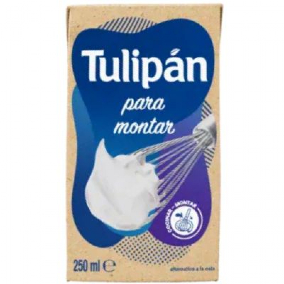 Alternativa vegetal Nata Montar 250g Tulipan